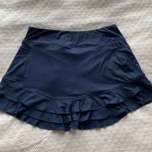 Navy Blue Athletic Skirt